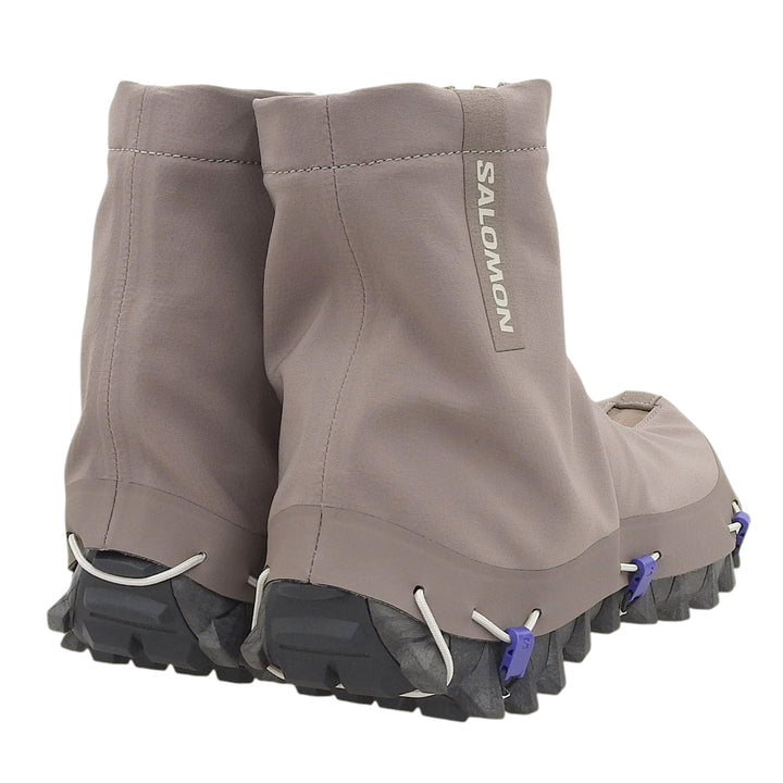 Pristine SALOMON ADVANCED sneakers Snowclog Advanced Brown knit mens 27cm 475902