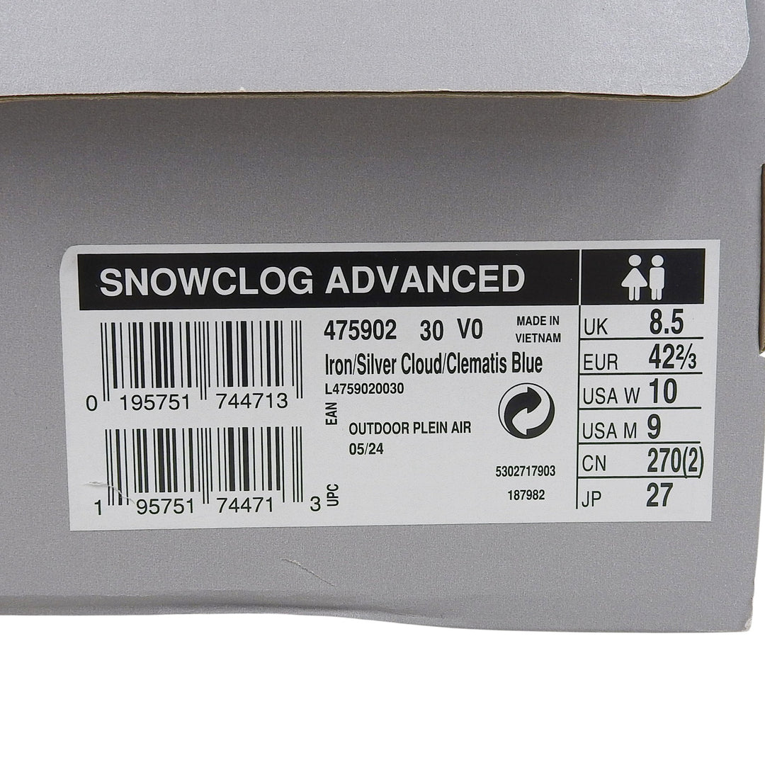 Pristine SALOMON ADVANCED sneakers Snowclog Advanced Brown knit mens 27cm 475902