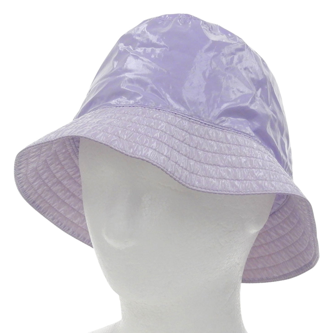 Pristine HERMES hat Fred bucket purple Nylon Women H231077N