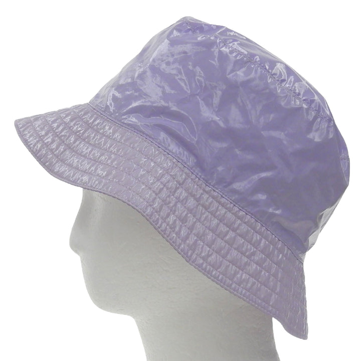 Pristine HERMES hat Fred bucket purple Nylon Women H231077N