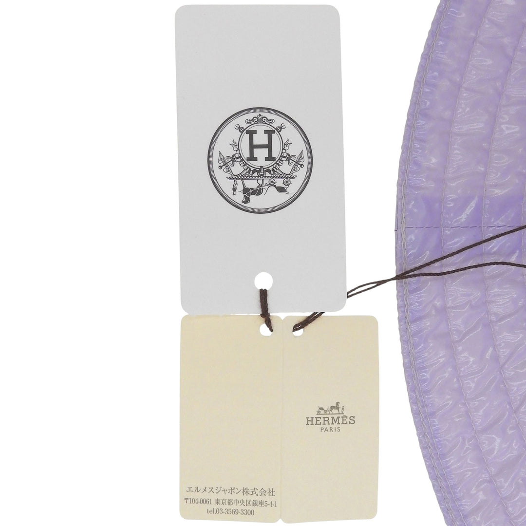 Pristine HERMES hat Fred bucket purple Nylon Women H231077N