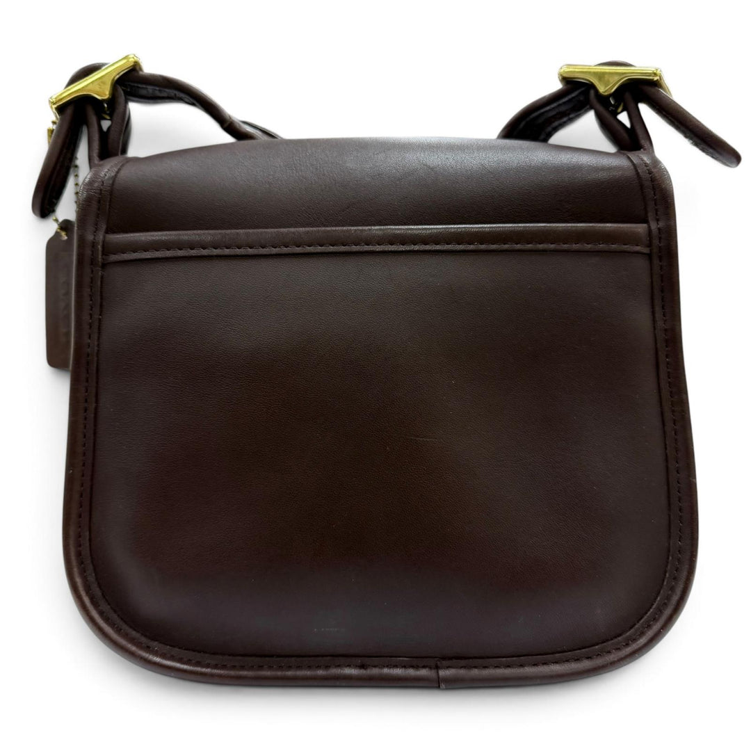 Great COACH Shoulder Bag Old Coach 9965 Glove Leather Brown Women 9965
