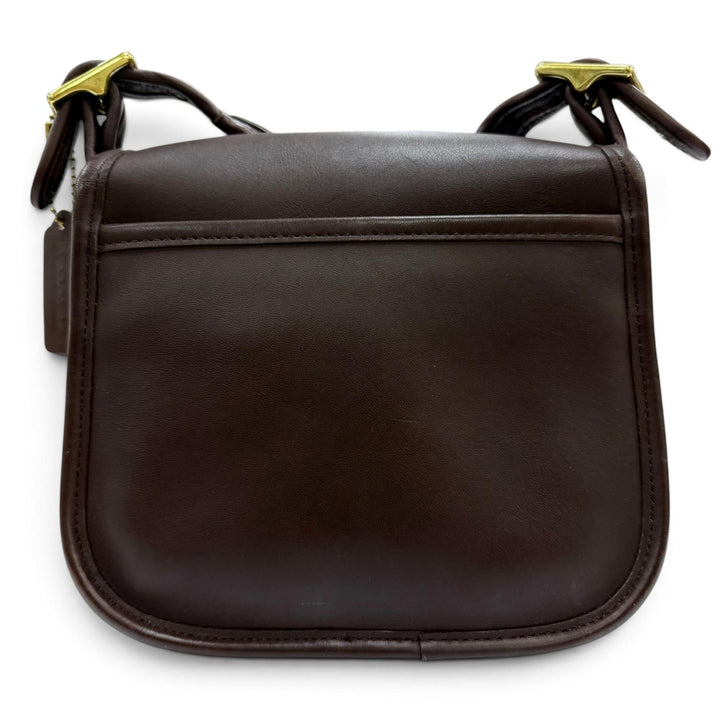 Great COACH Shoulder Bag Old Coach 9965 Glove Leather Brown Women 9965