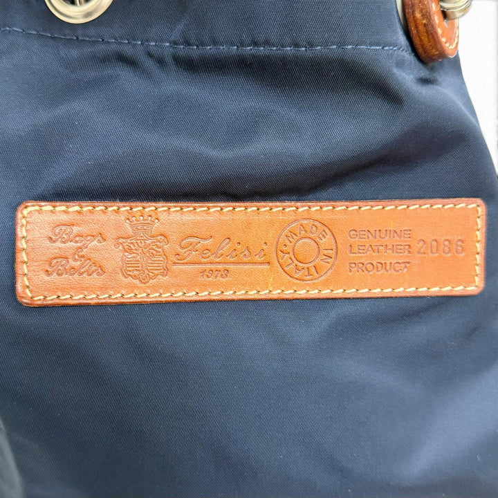 Great Felisi Shoulder Bag Two keys, padlock, logo leather patch, bonsac bag