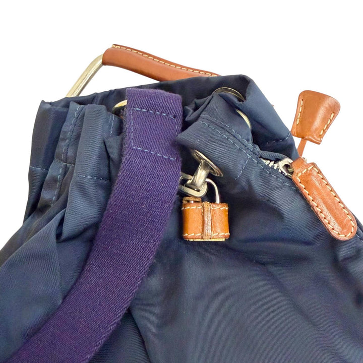 Great Felisi Shoulder Bag Two keys, padlock, logo leather patch, bonsac bag