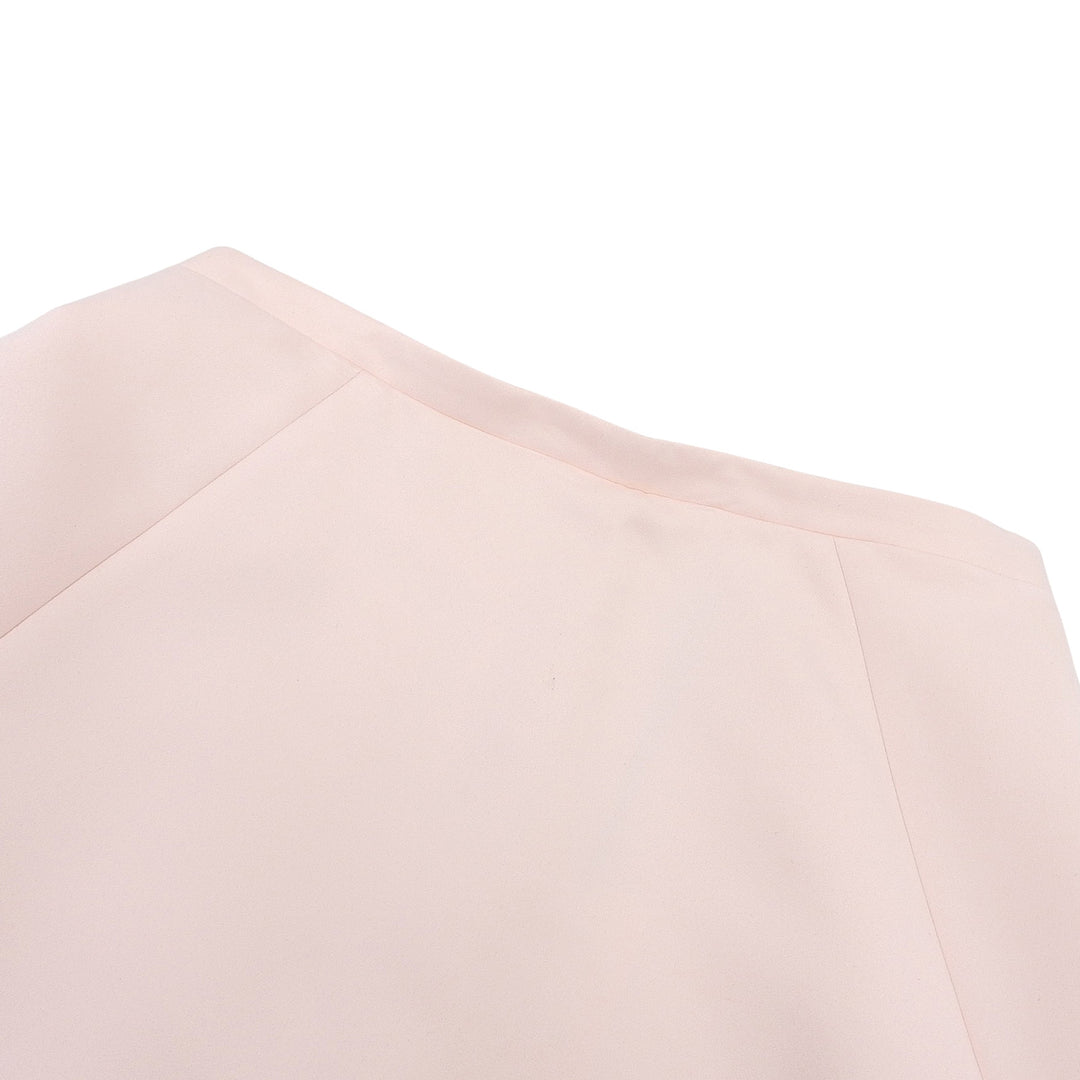 Pristine YOKO CHAN skirt A line pink polyester Women 38 YCS-521-062
