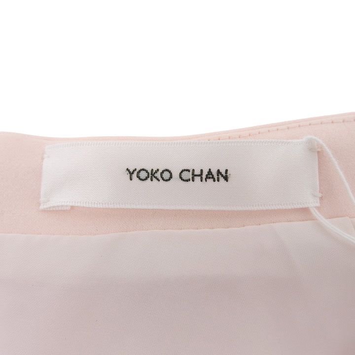 Pristine YOKO CHAN skirt A line pink polyester Women 38 YCS-521-062