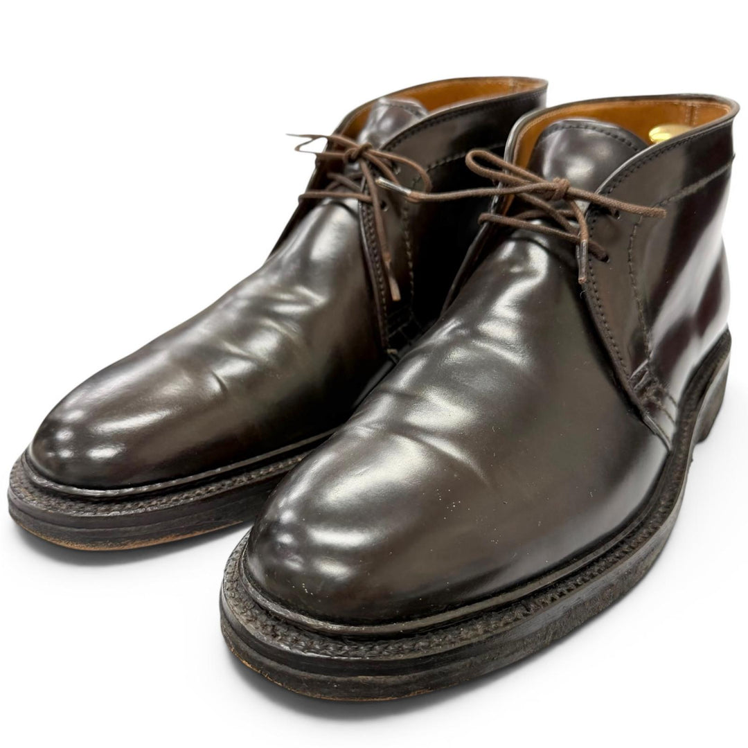 Great ALDEN Ankle boots BEAMS exclusive lace-up Dark brown Cordovan mens 7 1339Y