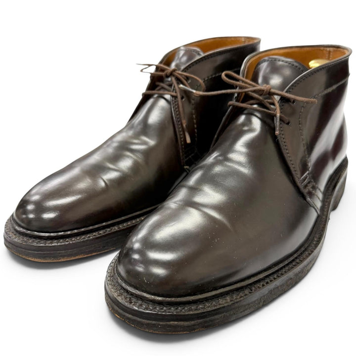 Great ALDEN Ankle boots BEAMS exclusive lace-up Dark brown Cordovan mens 7 1339Y