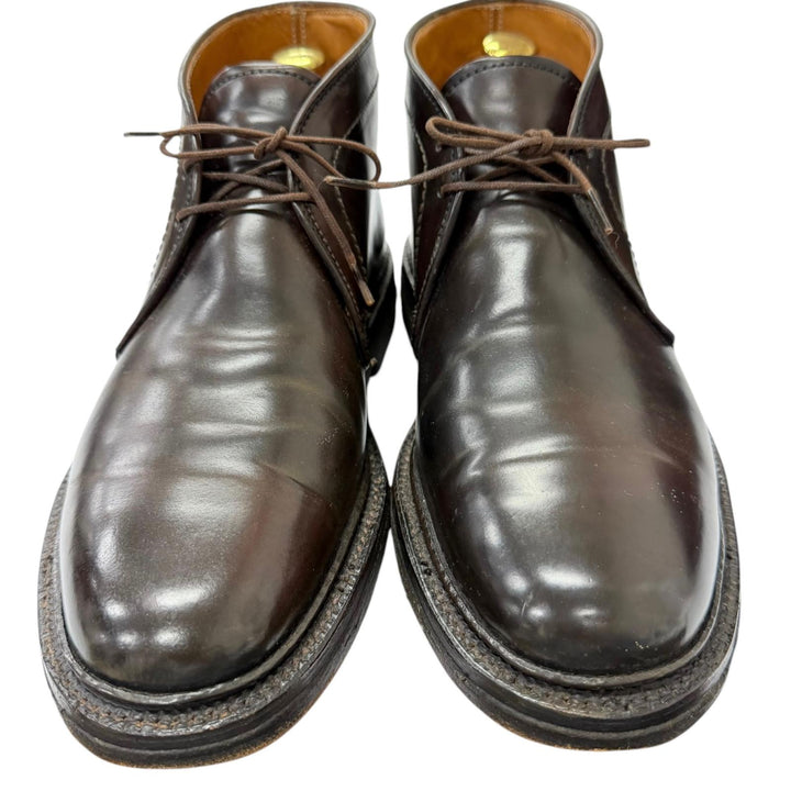 Great ALDEN Ankle boots BEAMS exclusive lace-up Dark brown Cordovan mens 7 1339Y