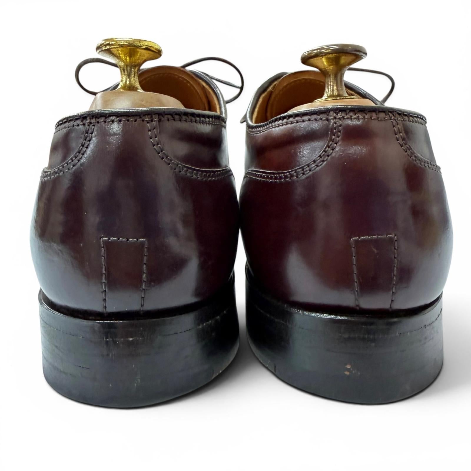 Great ALDEN Dress shoes Straight tip cap toe Dark brown Cordovan
