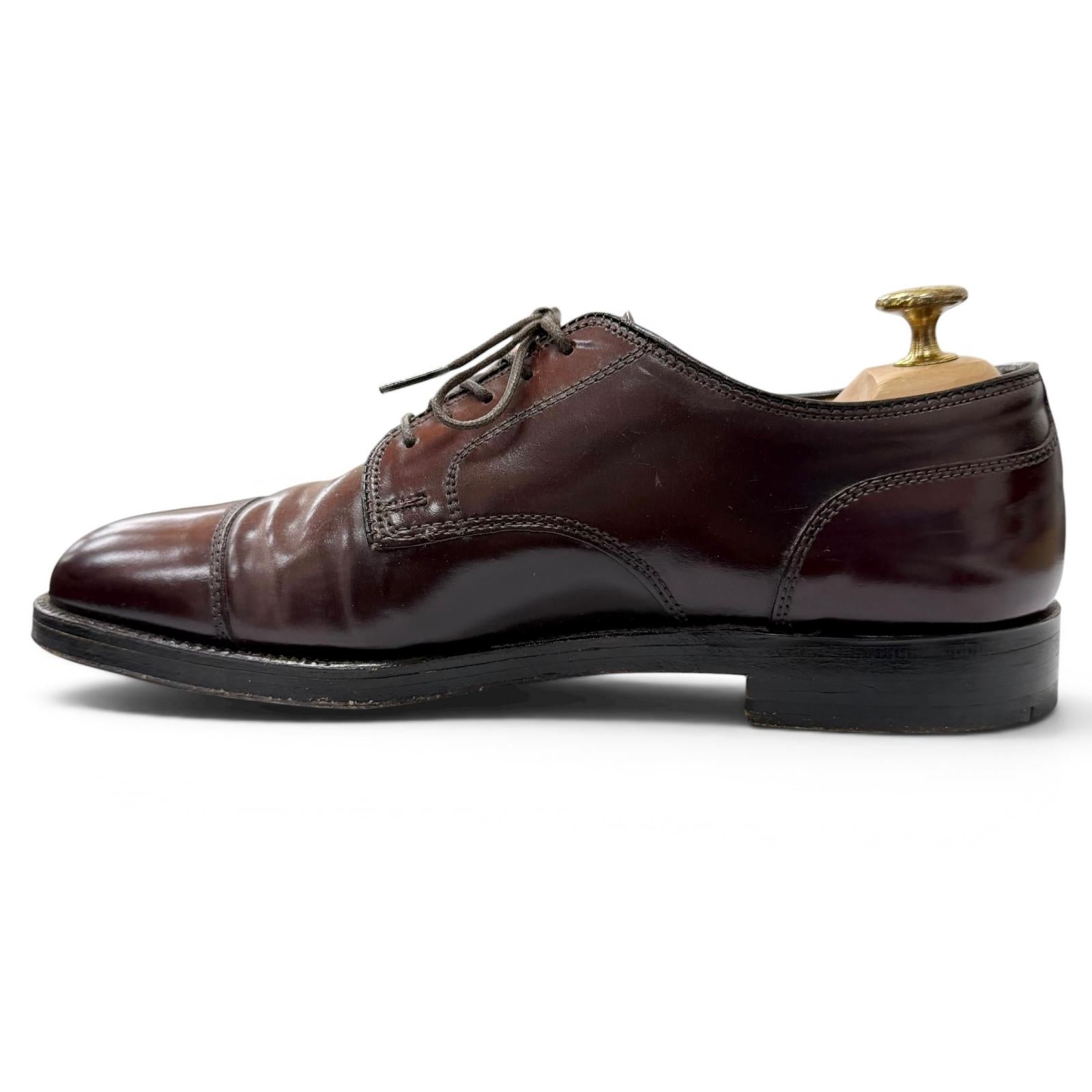 Great ALDEN Dress shoes Straight tip cap toe Dark brown Cordovan