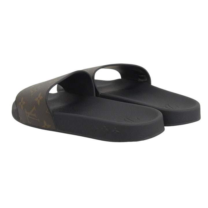 Excellent LOUIS VUITTON Sandals Waterfront line Rubber with logo Monogram canvas