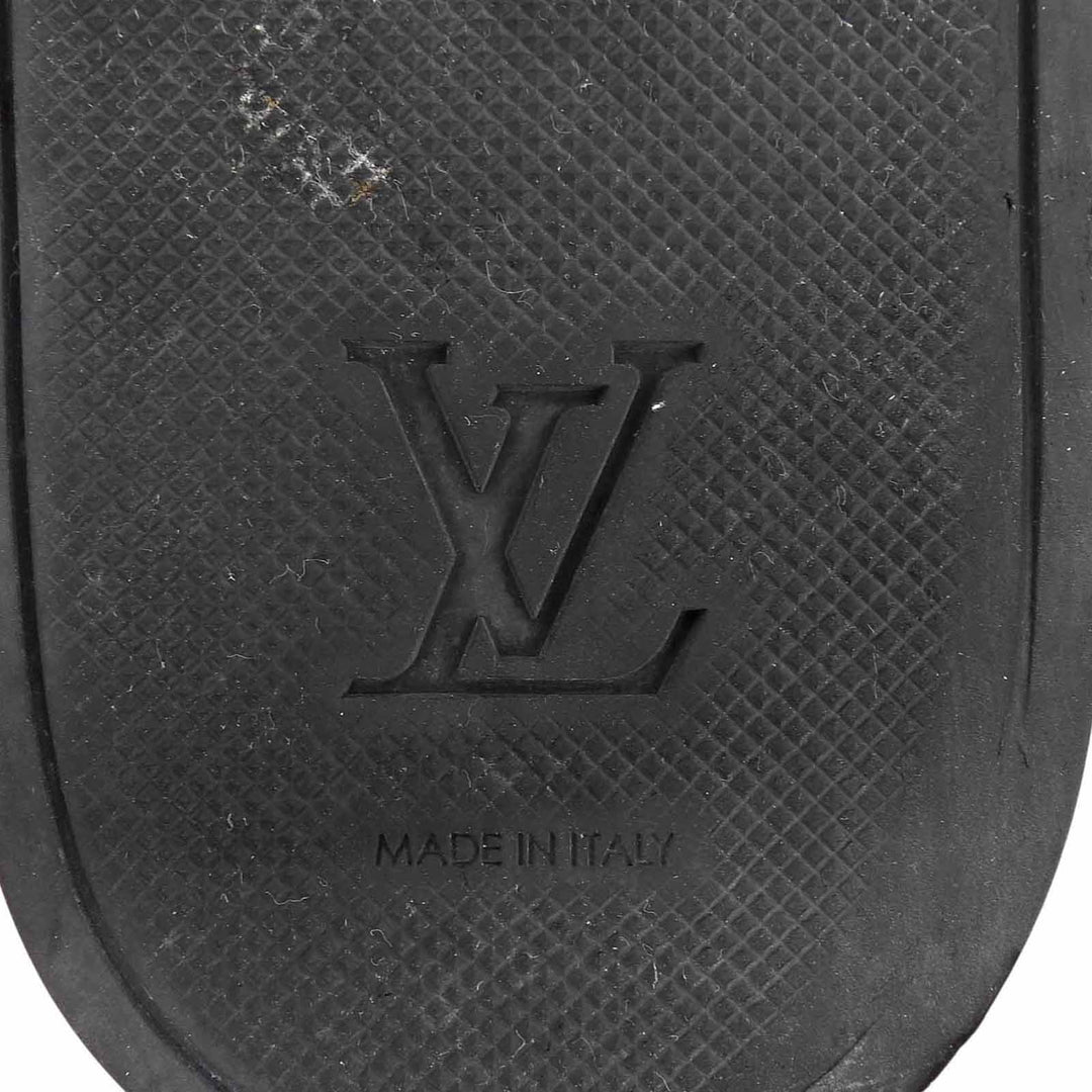 Excellent LOUIS VUITTON Sandals Waterfront line Rubber with logo Monogram canvas