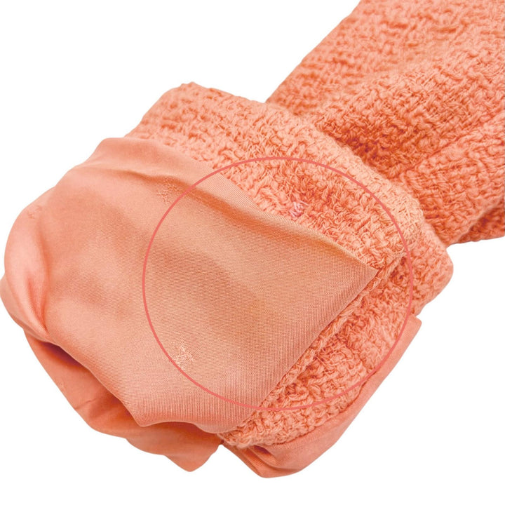 Great CHANEL Jacket COCO Mark Mirror Button Short pink wool Women 40 95C P04347