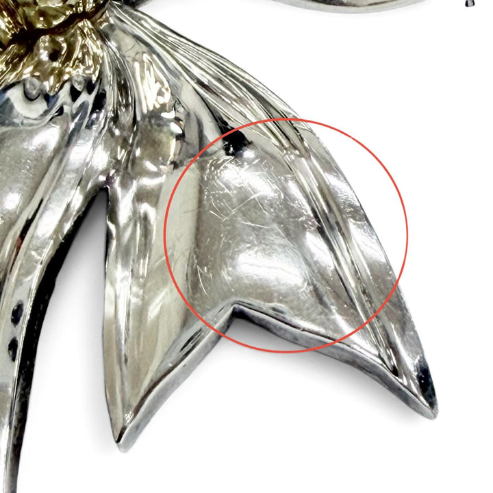 Great TIFFANY&Co. Brooch ribbon Silver 925 Women