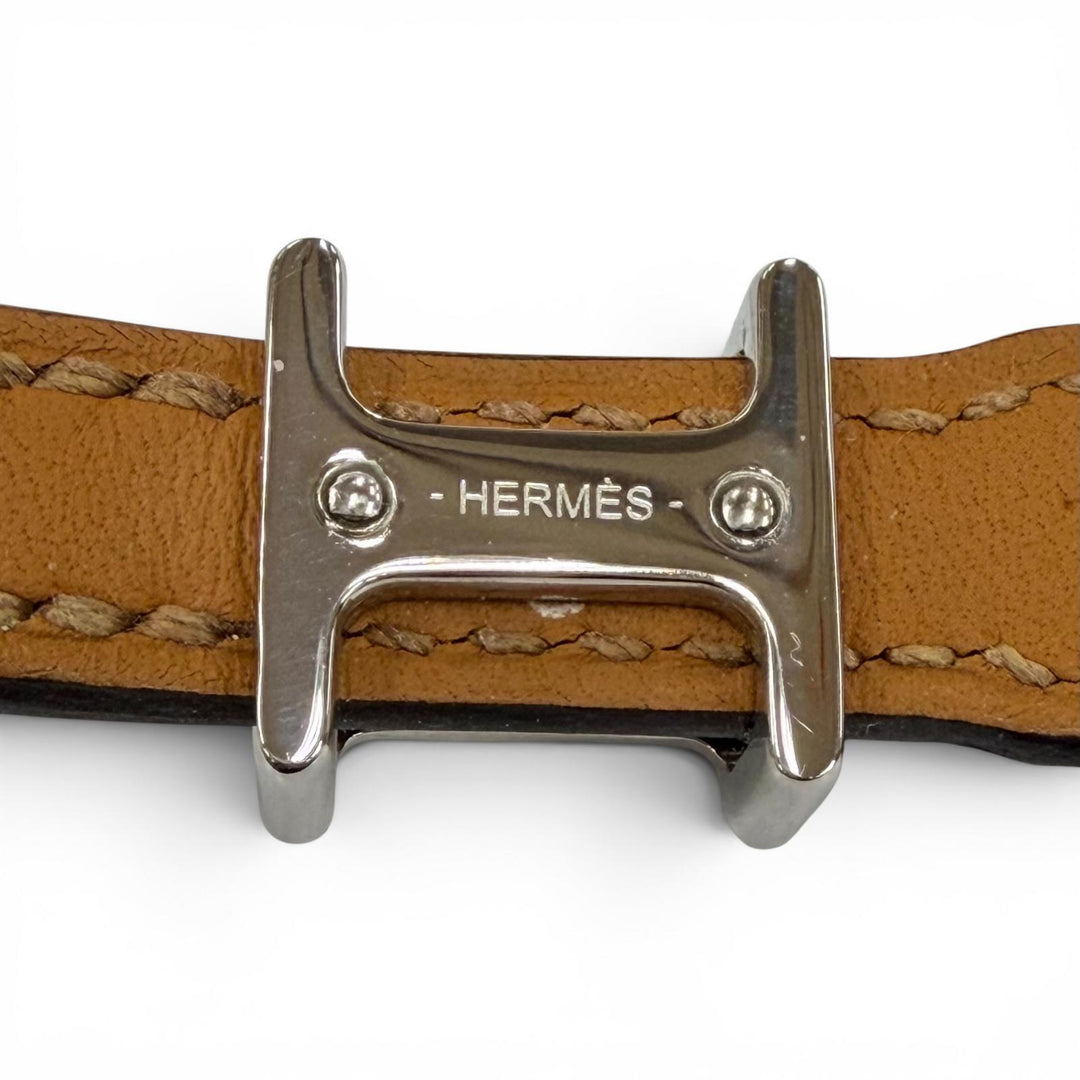 Great HERMES bracelet Trench black Swift Women