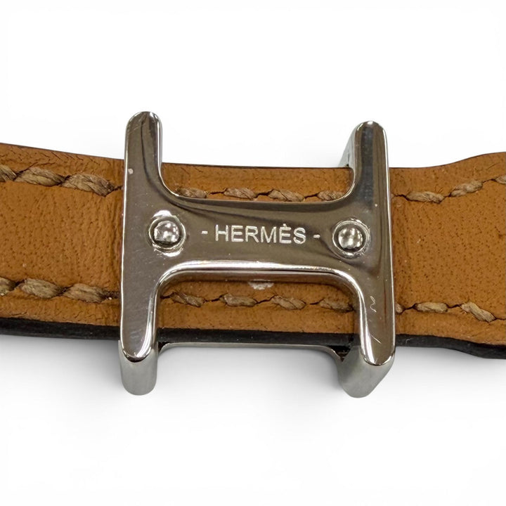 Great HERMES bracelet Trench black Swift Women