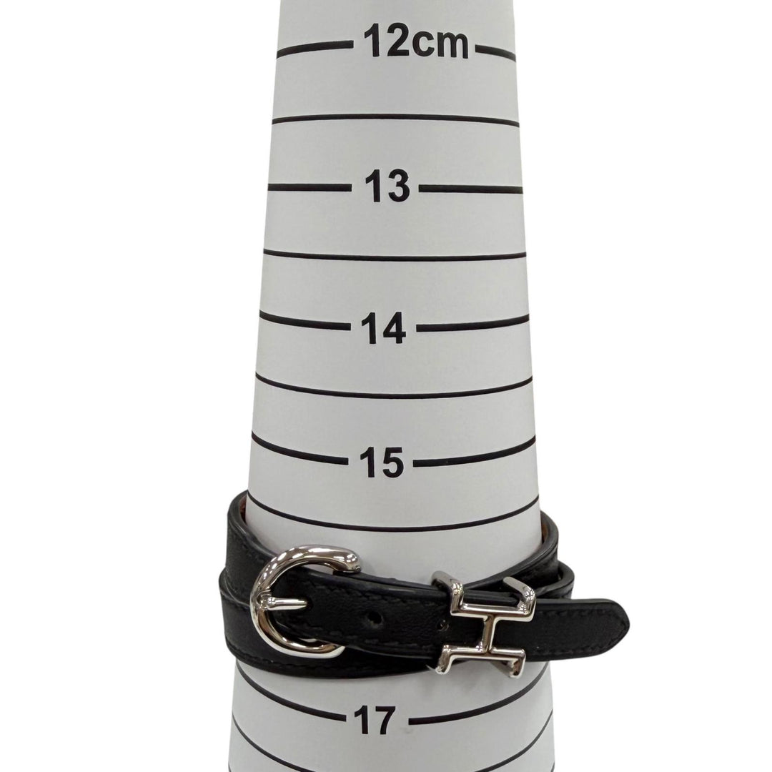 Great HERMES bracelet Trench black Swift Women