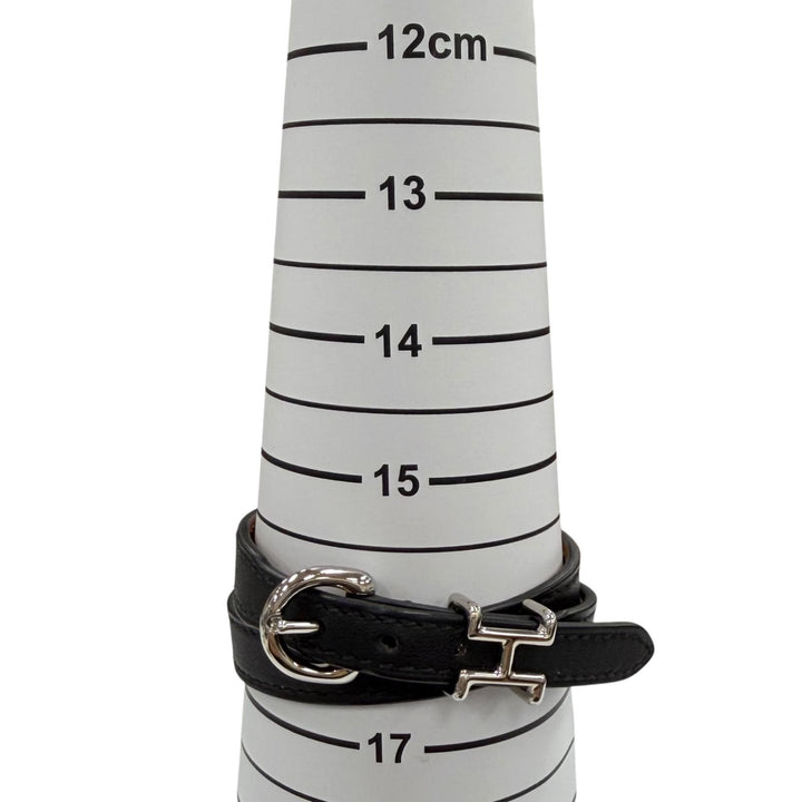 Great HERMES bracelet Trench black Swift Women