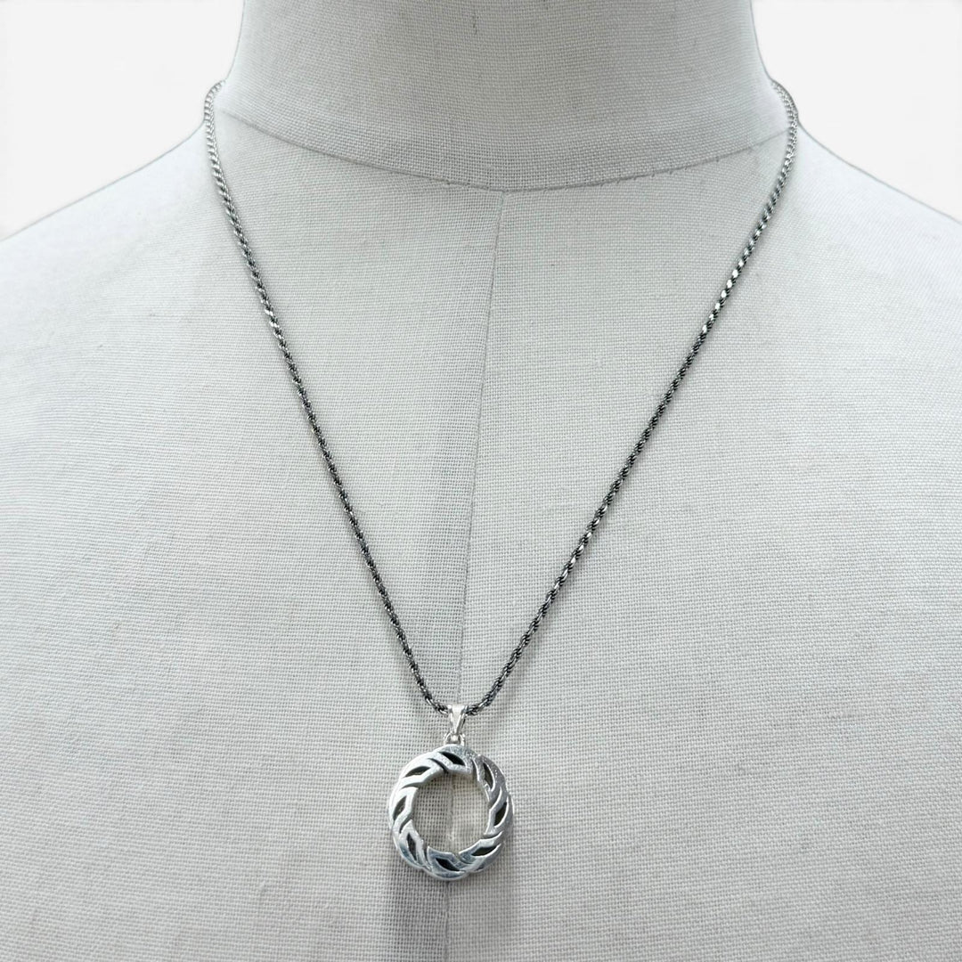 Great BOTTEGAVENETA Necklace Tide Chain Silver AG925 mens 708319
