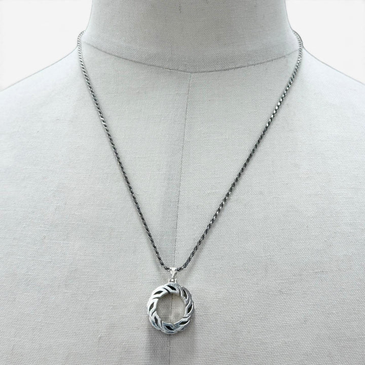 Great BOTTEGAVENETA Necklace Tide Chain Silver AG925 mens 708319