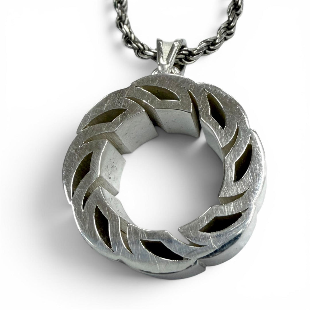 Great BOTTEGAVENETA Necklace Tide Chain Silver AG925 mens 708319