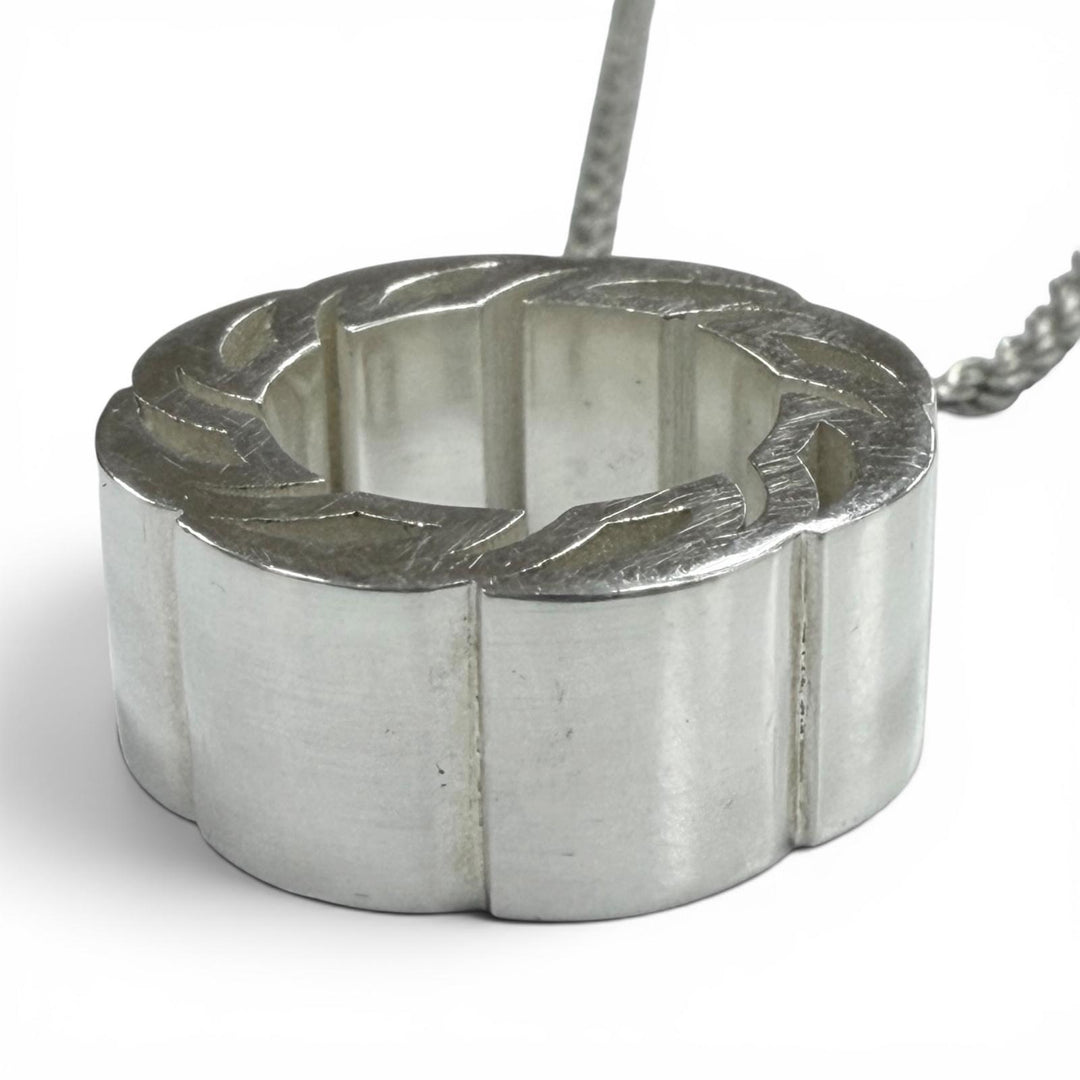 Great BOTTEGAVENETA Necklace Tide Chain Silver AG925 mens 708319