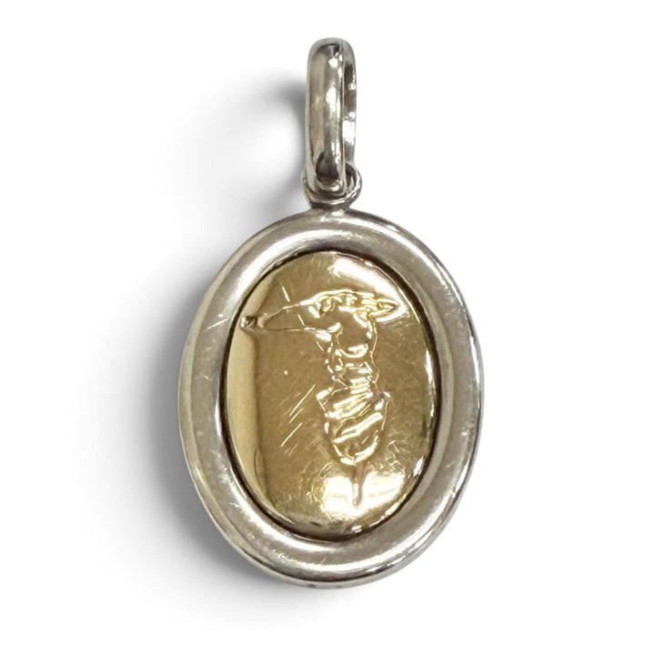 Very Good TRUSSARDI Pendant top Icon motif Silver 925 Women