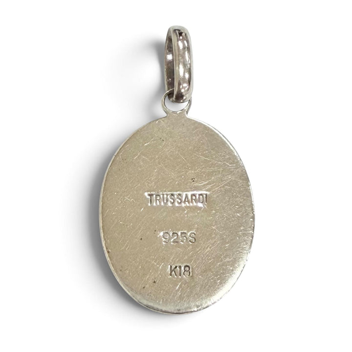 Very Good TRUSSARDI Pendant top Icon motif Silver 925 Women