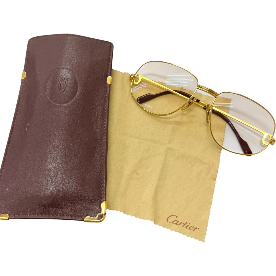 Great Cartier Glasses Trinity de Cartier gold