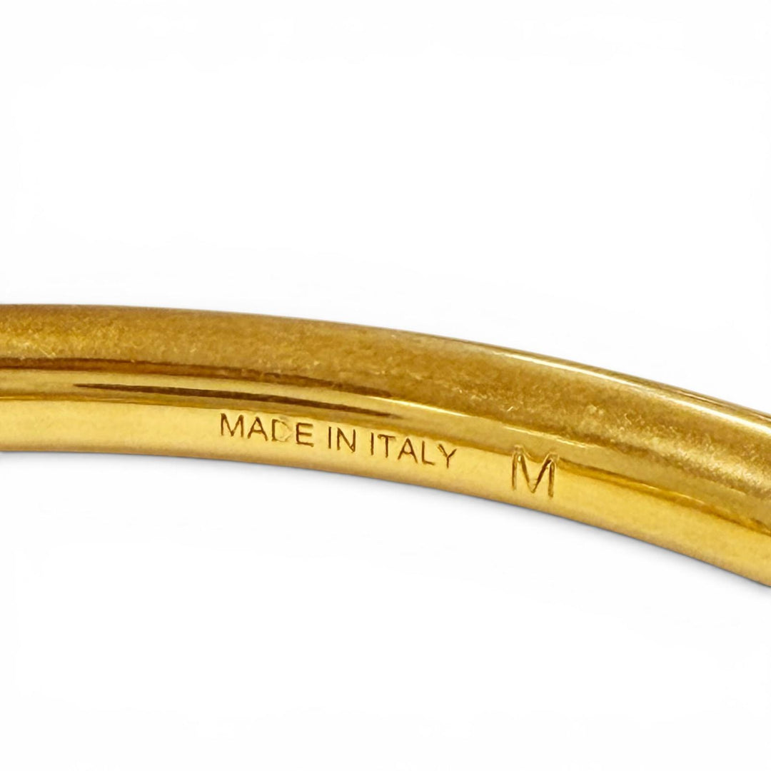 Great CELINE Bangle Knot Extra Thin Bracelet Phoebe period gold Women M