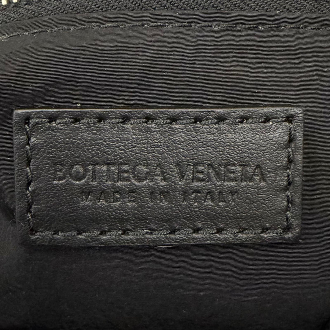 Excellent BOTTEGAVENETA Handbag paddet tech cassette INTRECCIATO black