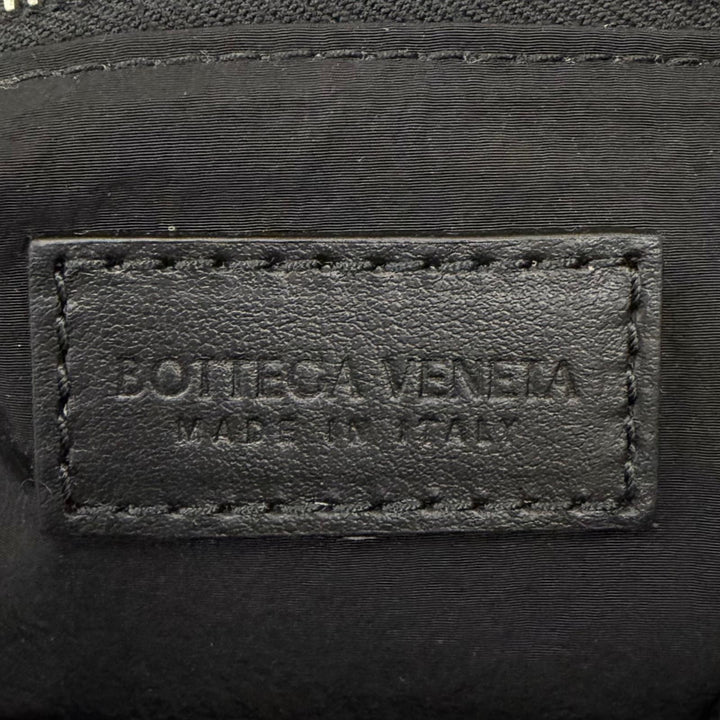 Excellent BOTTEGAVENETA Handbag paddet tech cassette INTRECCIATO black