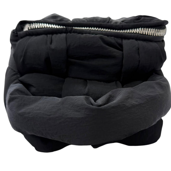 Excellent BOTTEGAVENETA Handbag paddet tech cassette INTRECCIATO black
