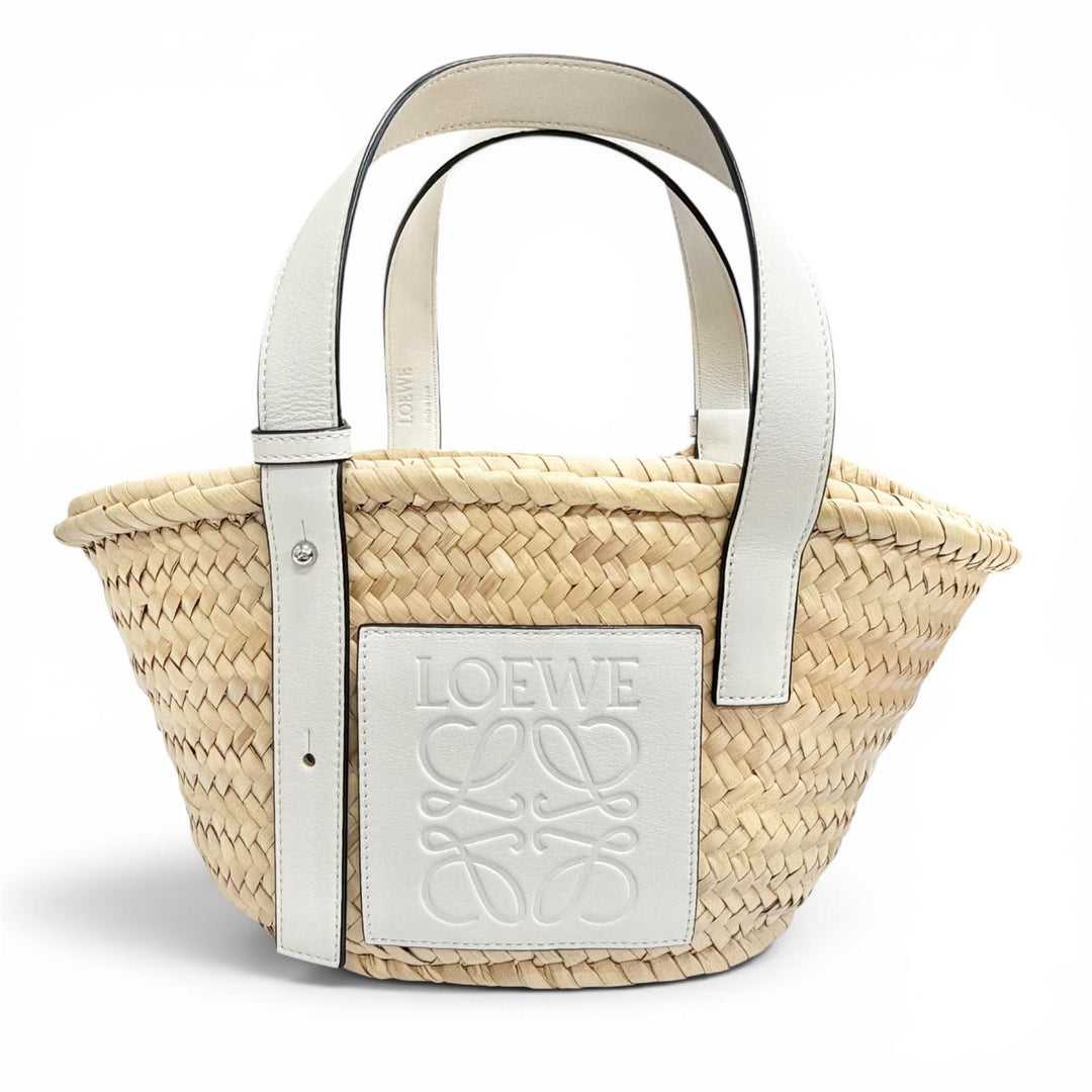 Excellent LOEWE Handbag Basket bag small Anagram Basket Bag natural A223S93X04