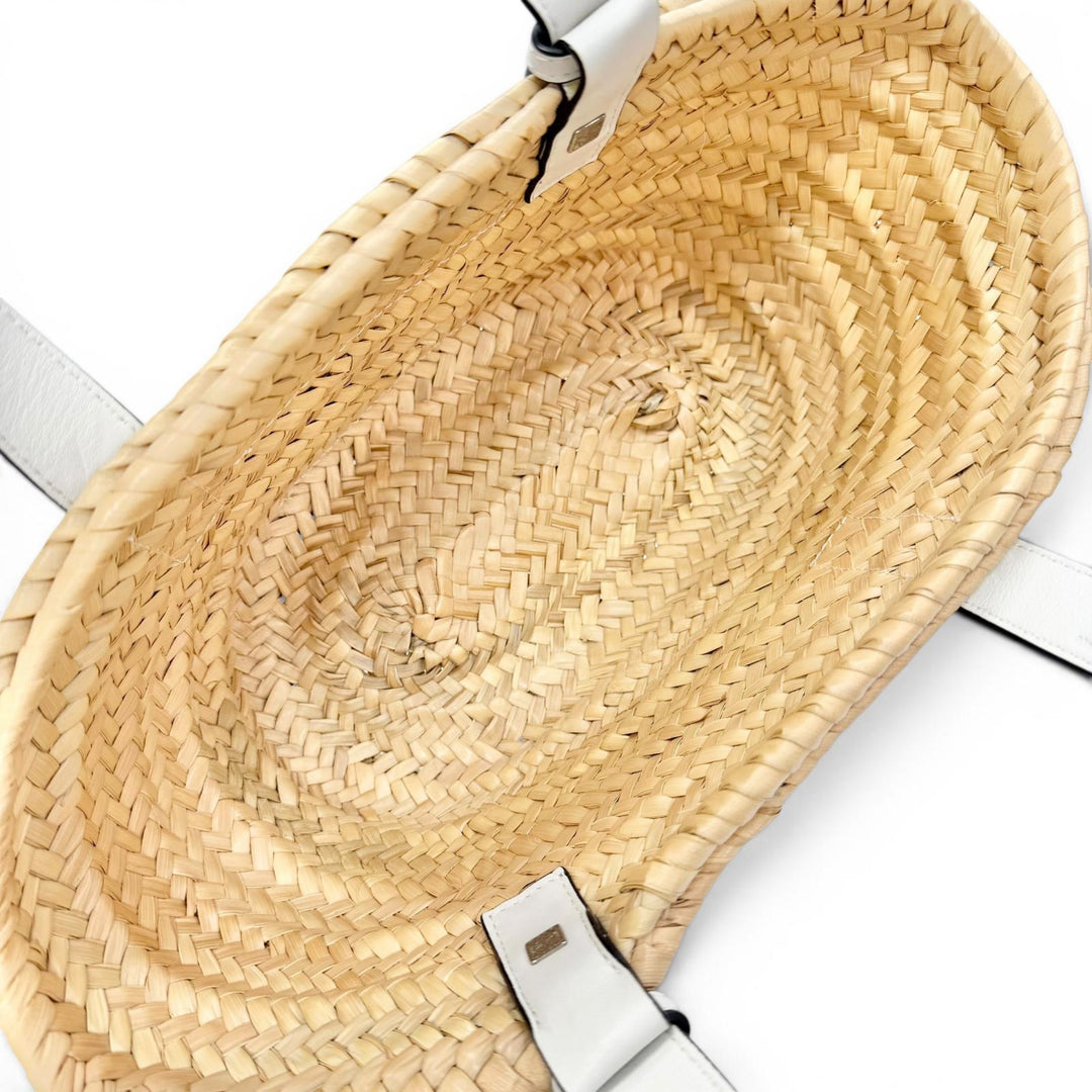 Excellent LOEWE Handbag Basket bag small Anagram Basket Bag natural A223S93X04