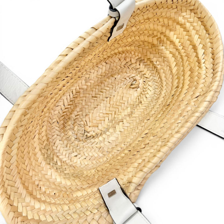 Excellent LOEWE Handbag Basket bag small Anagram Basket Bag natural A223S93X04