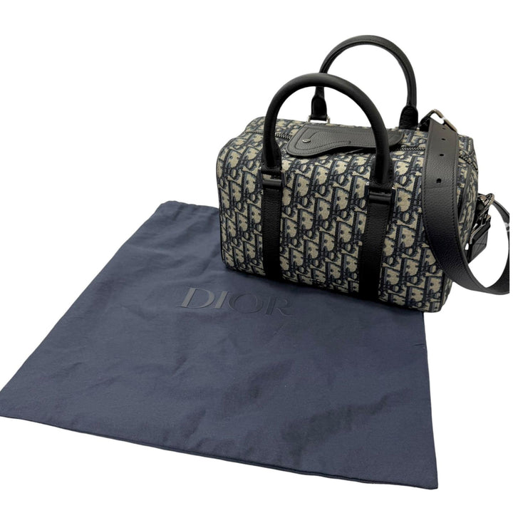 Excellent DIOR Shoulder Bag Rango 26 Oblique Jacquard 2WAY