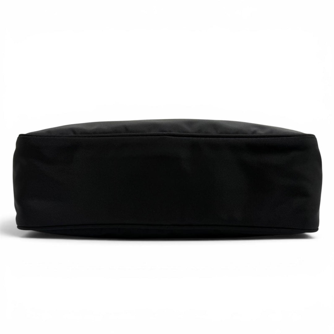 Great PRADA Shoulder Bag Triangle logo Re-Nylon black Nylon mens 1BC167