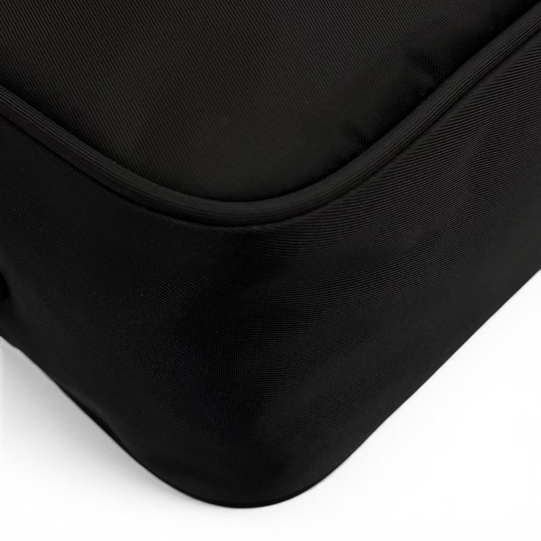 Great PRADA Shoulder Bag Triangle logo Re-Nylon black Nylon mens 1BC167