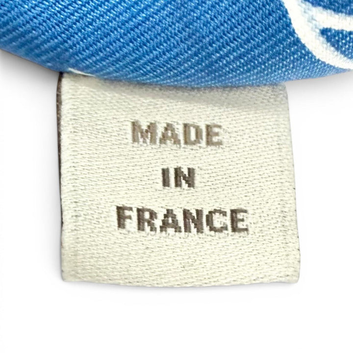 Great HERMES Pouch Petit Ash Masan and Masan Reversible Drawstring Bag silk