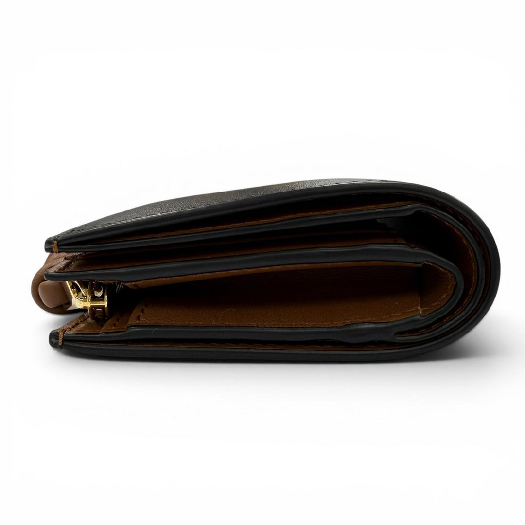 Great LOEWE Bifold Wallet Knot Compact Wallet shiny napa calf Women CEM1NCWX01