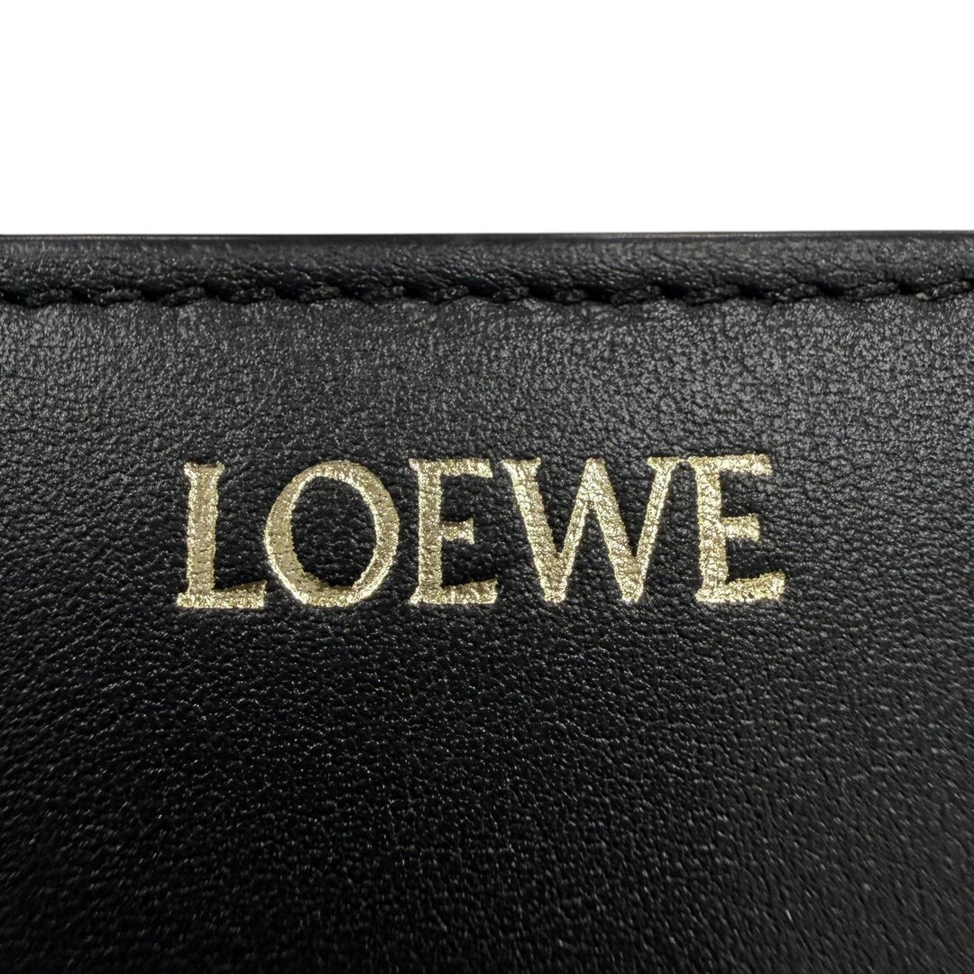 Great LOEWE Bifold Wallet Knot Compact Wallet shiny napa calf Women CEM1NCWX01