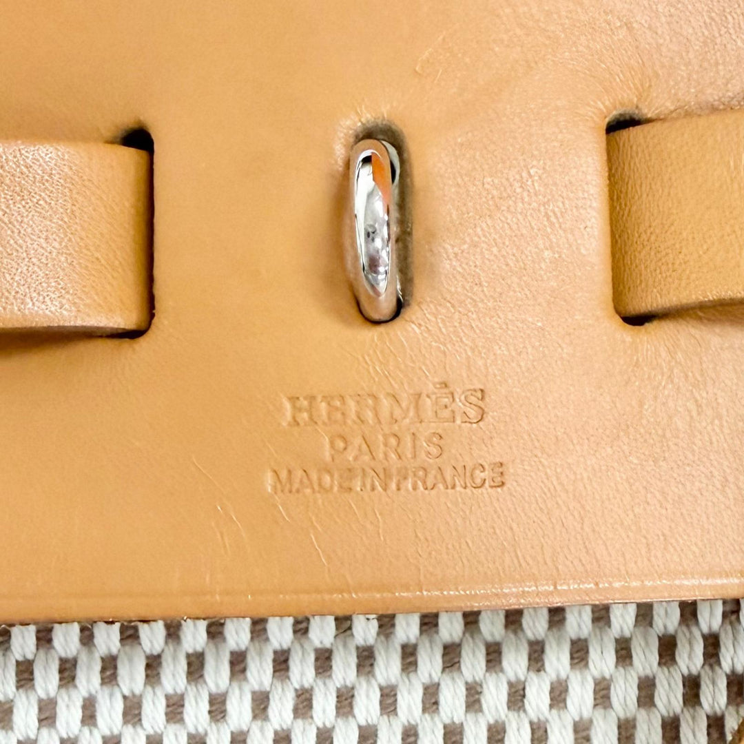 Great HERMES Herbag ad PM Backpack with spare bag, included. beige Towar GM