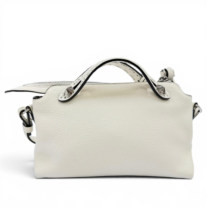 Great FENDI Shoulder Bag Selleria Bytheway Mini 2WAY handbag white Women 8BS098