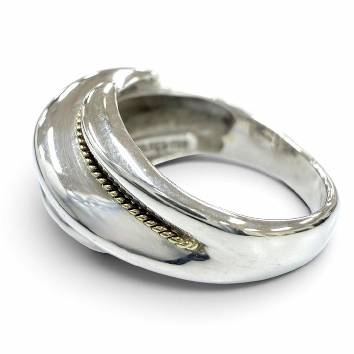 Great TIFFANY&Co. Ring ring twisted rope ring Silver 925 Women