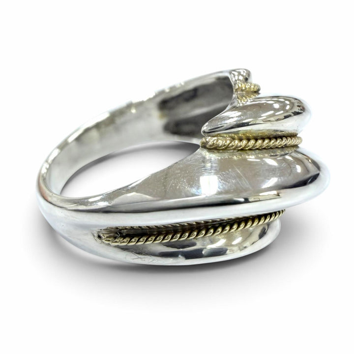 Great TIFFANY&Co. Ring ring twisted rope ring Silver 925 Women