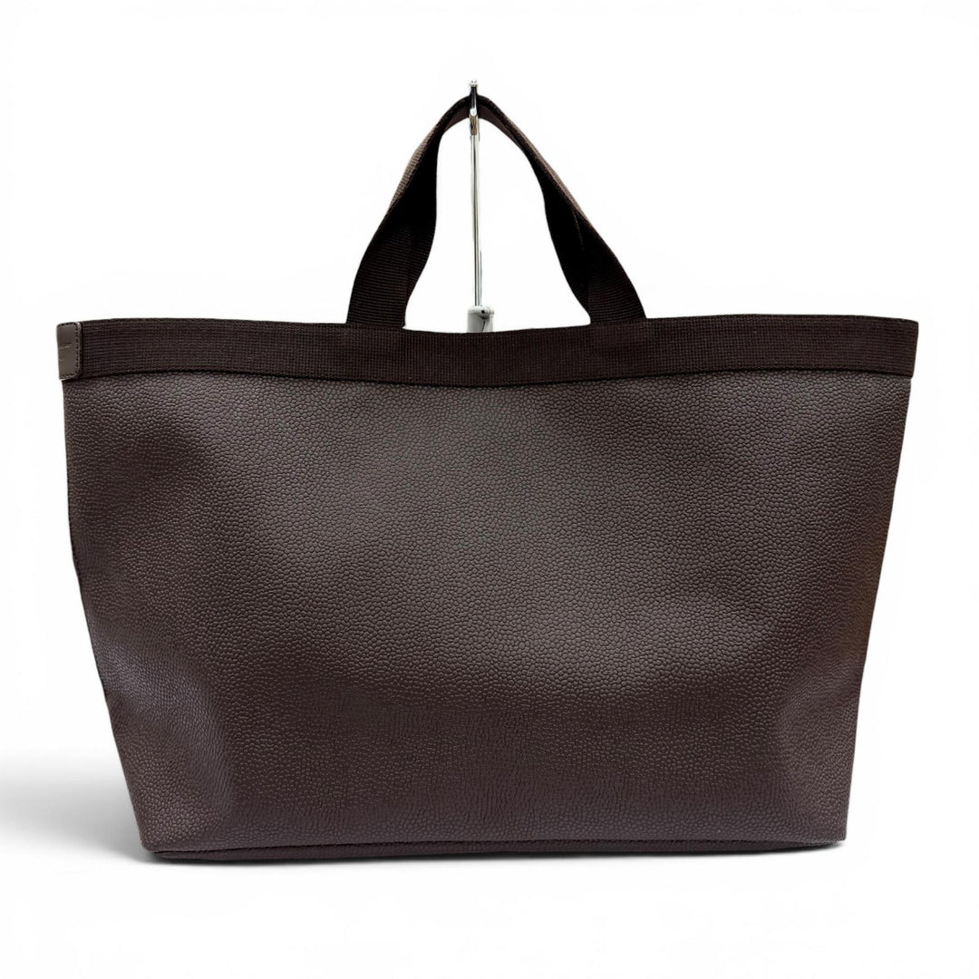 Great Herve Chapelier Tote Bag Luxe Line Square Leather patch 705Gold Plated