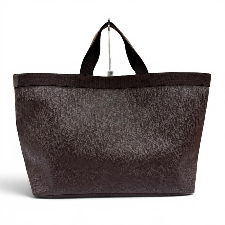 Great Herve Chapelier Tote Bag Luxe Line Square Leather patch 705Gold Plated